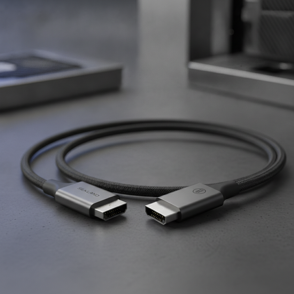 Câble DisplayPort 2.1 Silkland certifié VESA