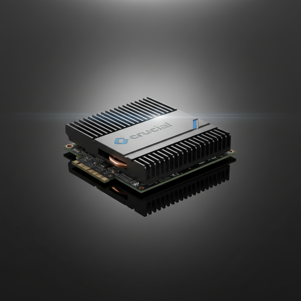 Crucial T500 2 To PCIe Gen4 avec dissipateur