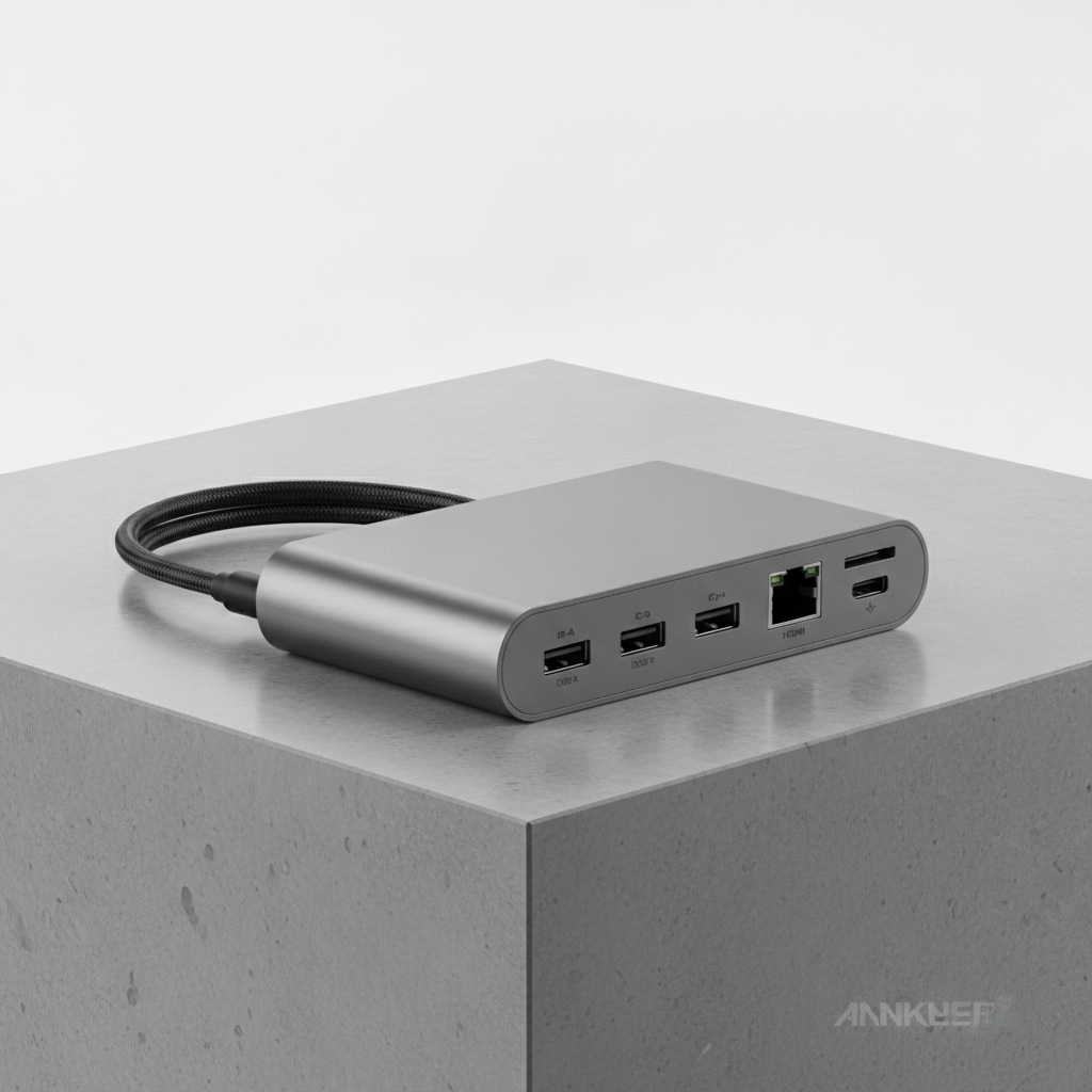 Hub USB-C Anker 555 (8-en-1)