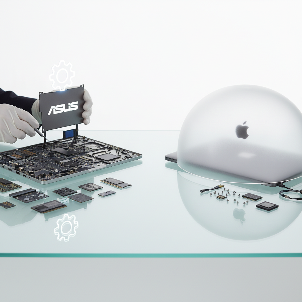 Réparabilité PC : Asus triomphe, Apple à la traîne